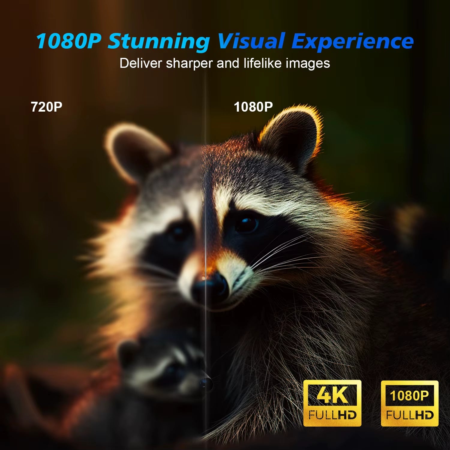Transform Your Home Entertainment with the Android 11 4K Smart Projector - Stunning 580 ANSI Lumens, Voice Control & WiFi6 Connectivity