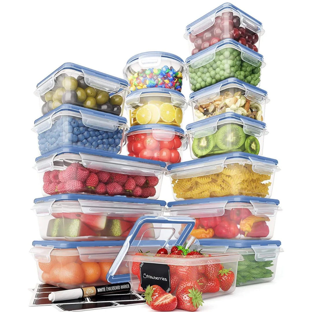 Ultimate 32-Piece Airtight Storage Container Set for a Clutter-Free Kitchen