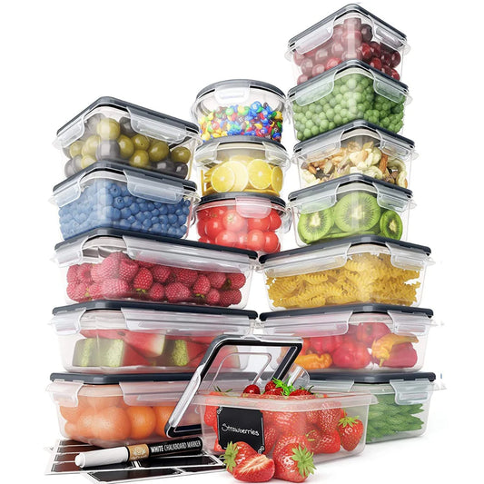 Ultimate 32-Piece Airtight Storage Container Set for a Clutter-Free Kitchen